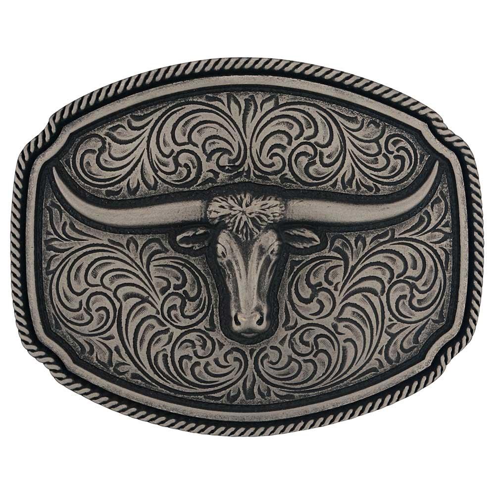 Montana Silversmiths Longhorn Soul Buckle-A993S