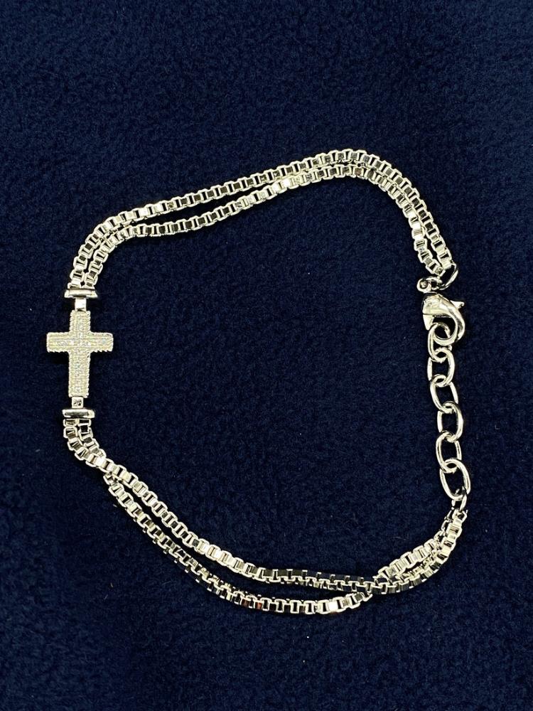 Montana Silversmiths Bracelet-Dblboxcrosscz-BC3390