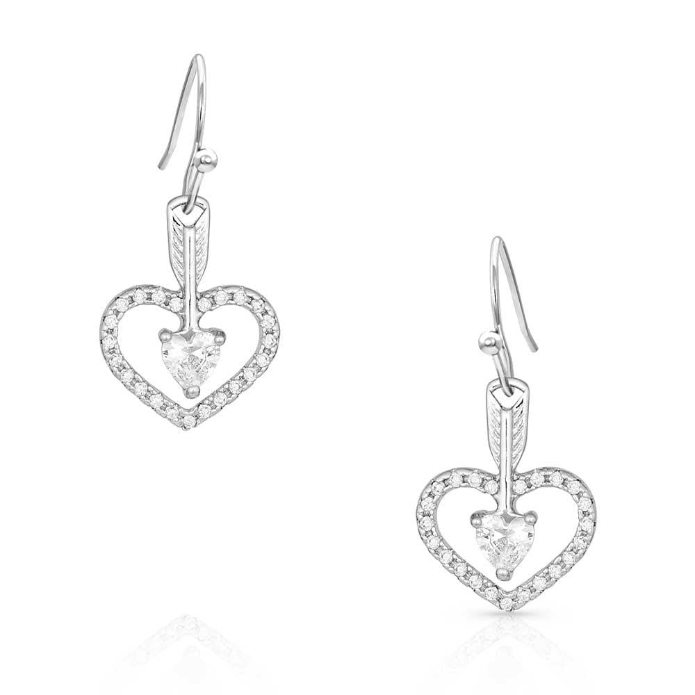 Montana Silversmiths Straight To The Heart Arrow Earrings-ER3198