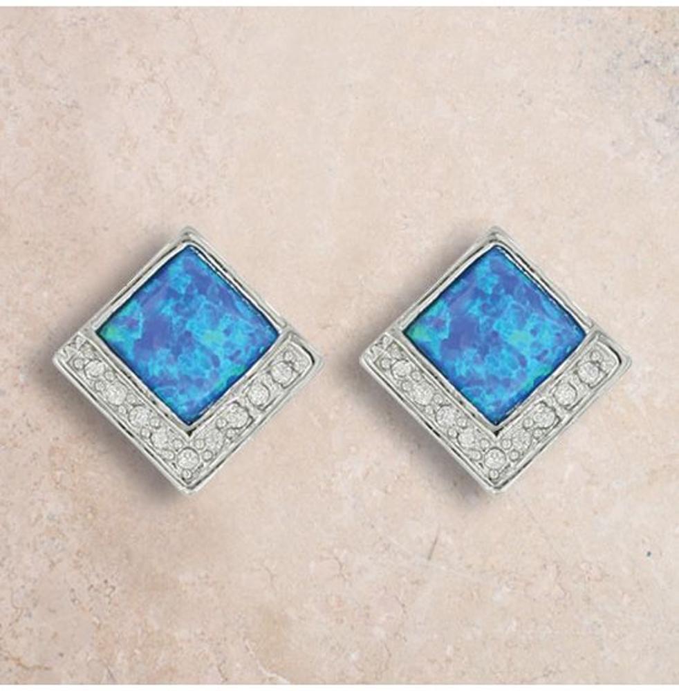 Montana Silversmiths Earrings-Czedgeopaldiamond-ER3643