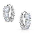 Montana Silversmiths Sliding Brilliance Hoop Earrings-ER4193