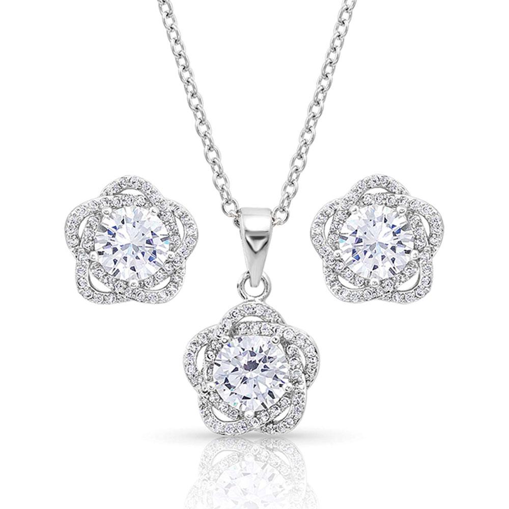 Montana Silversmiths Jewelryset- Starlights Flower-JS4300