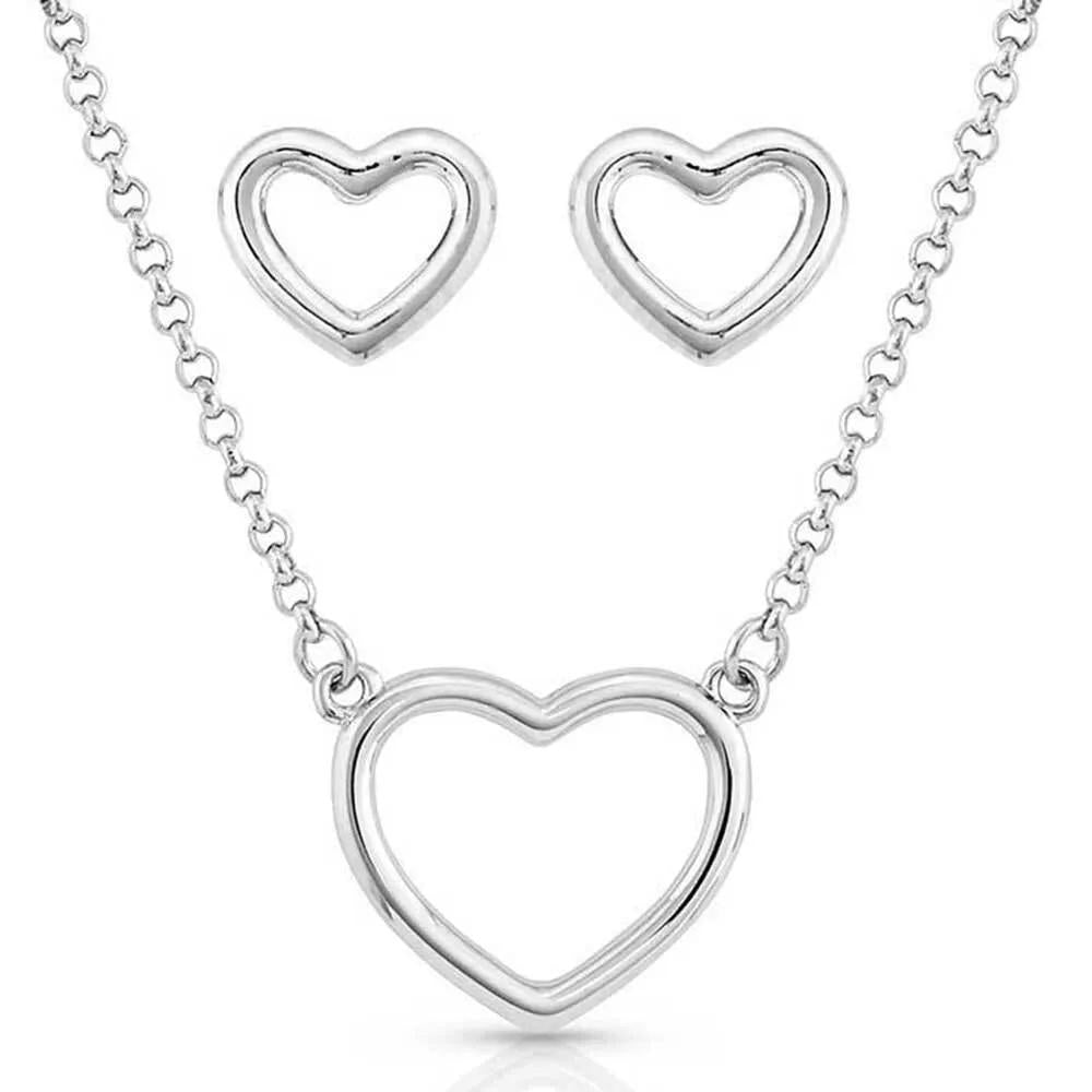 Montana Silversmiths Clear Reflection Of Love Heart-JS5258