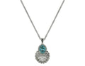Montana Silversmiths Oval Stone W/Flower-NC3357