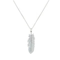 Montana Silversmiths Necklace-Glitteredfeathercz-NC3374CZ