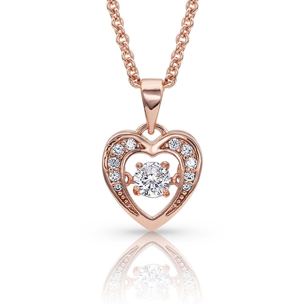 Montana Silversmiths Necklace-Dancingczheart-NC3868RG