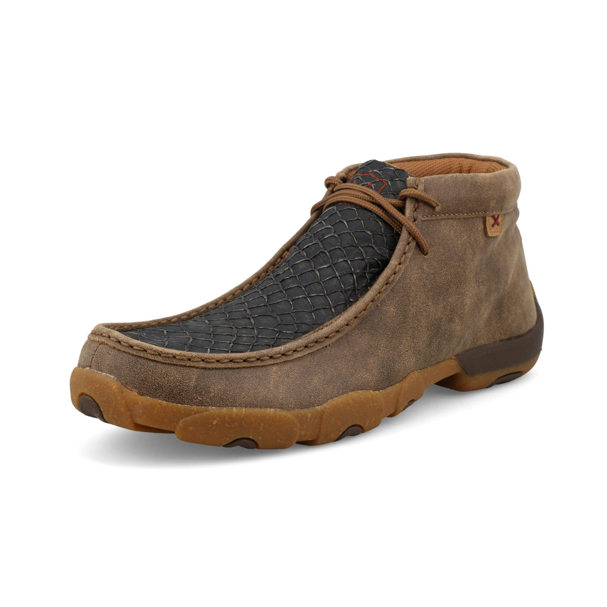 Twisted X Mens Chukka Driving Moc | Mdm0101 Leather Western Boot-MDM0101