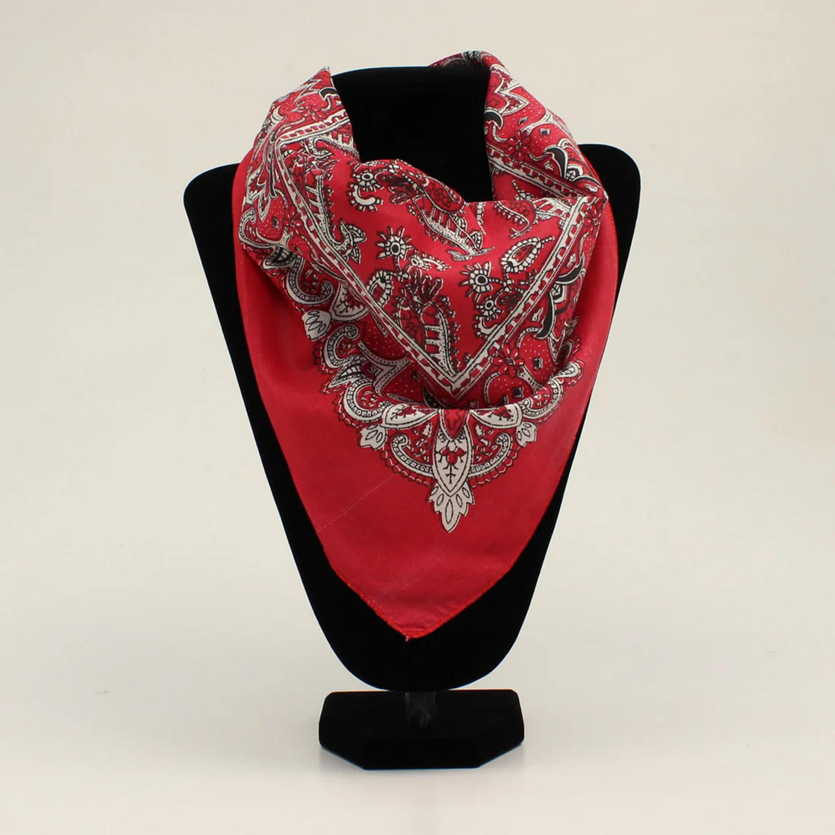 M and F Western Bandana Red Asst. Pattern - Mens