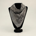 M and F Western Bandana Grey Asst. Pattern - Mens