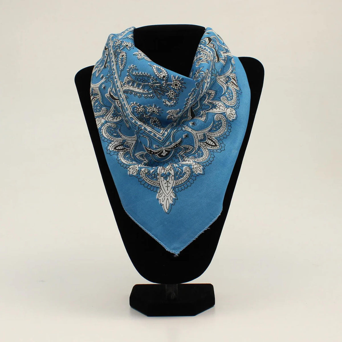 M and F Western Bandana Lt.Blue Asst. Pattern