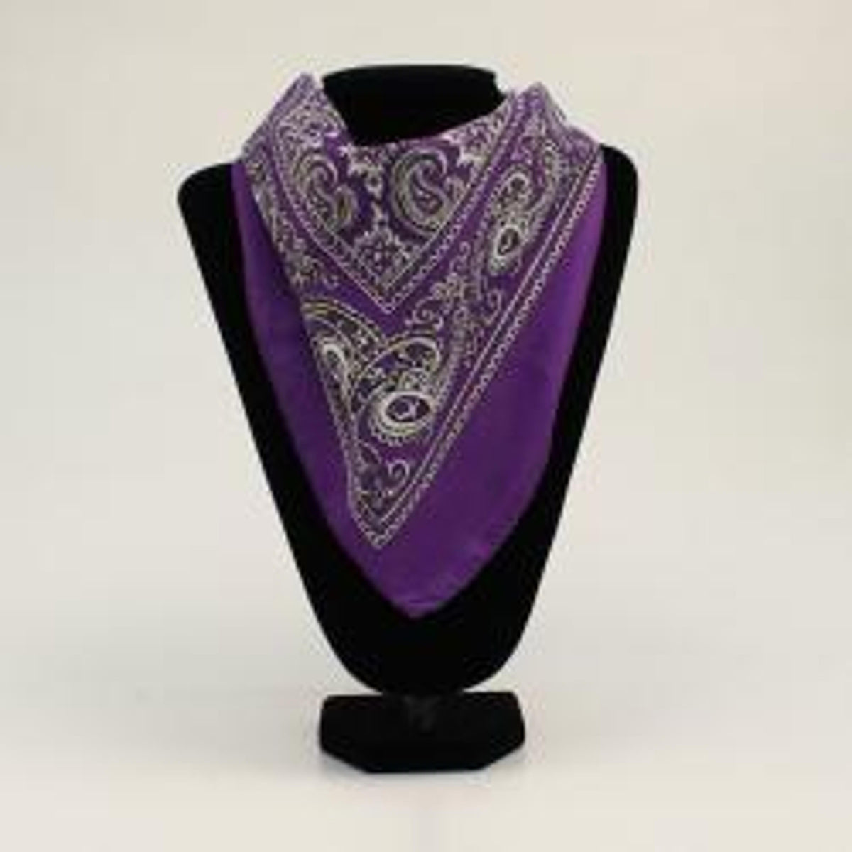 M and F Western Bandana Purple Asst. Pattern - Mens