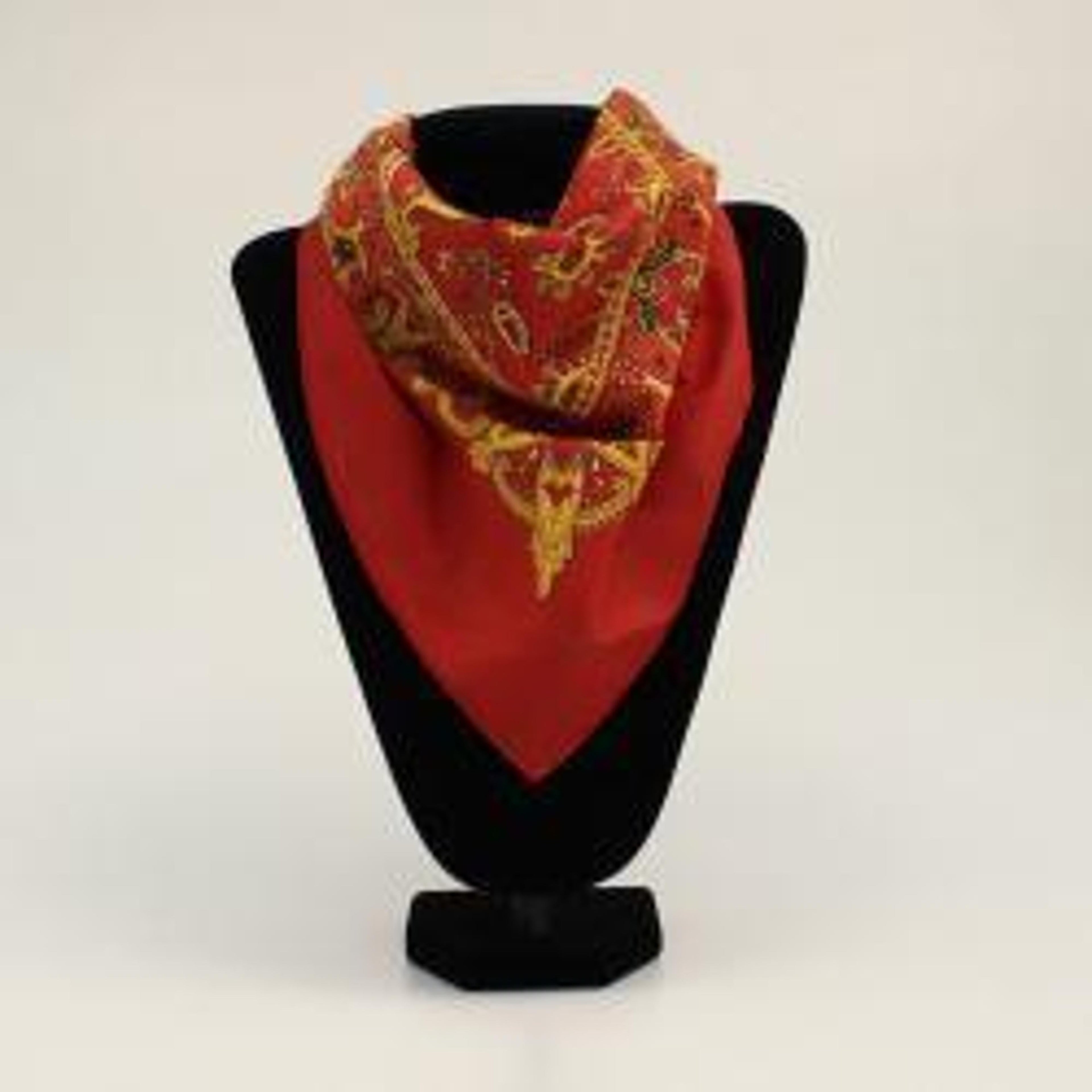 M and F Western Bandana Red/black Asst. Pattern - Mens