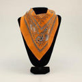 M and F Western Bandana Orange Asst. Pattern - Mens