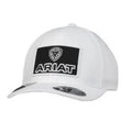 M&F Western Ariat Mens Flexfit 110 Cap Horizontal Logo White