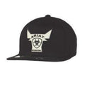 M and F Western Ariat Flexfit 110 Cap Glow In The Dark Bull Black - Un