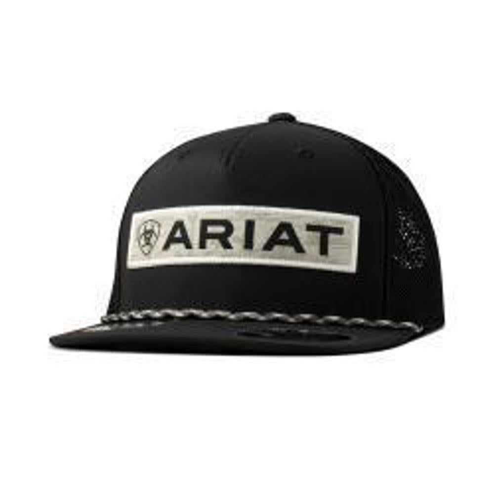 M&F Western Ariat Mens Flexfit 110 Cap Desert Patch Black