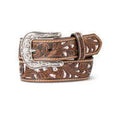 M and F Western Ariat Girls Filigree Belt - Mens