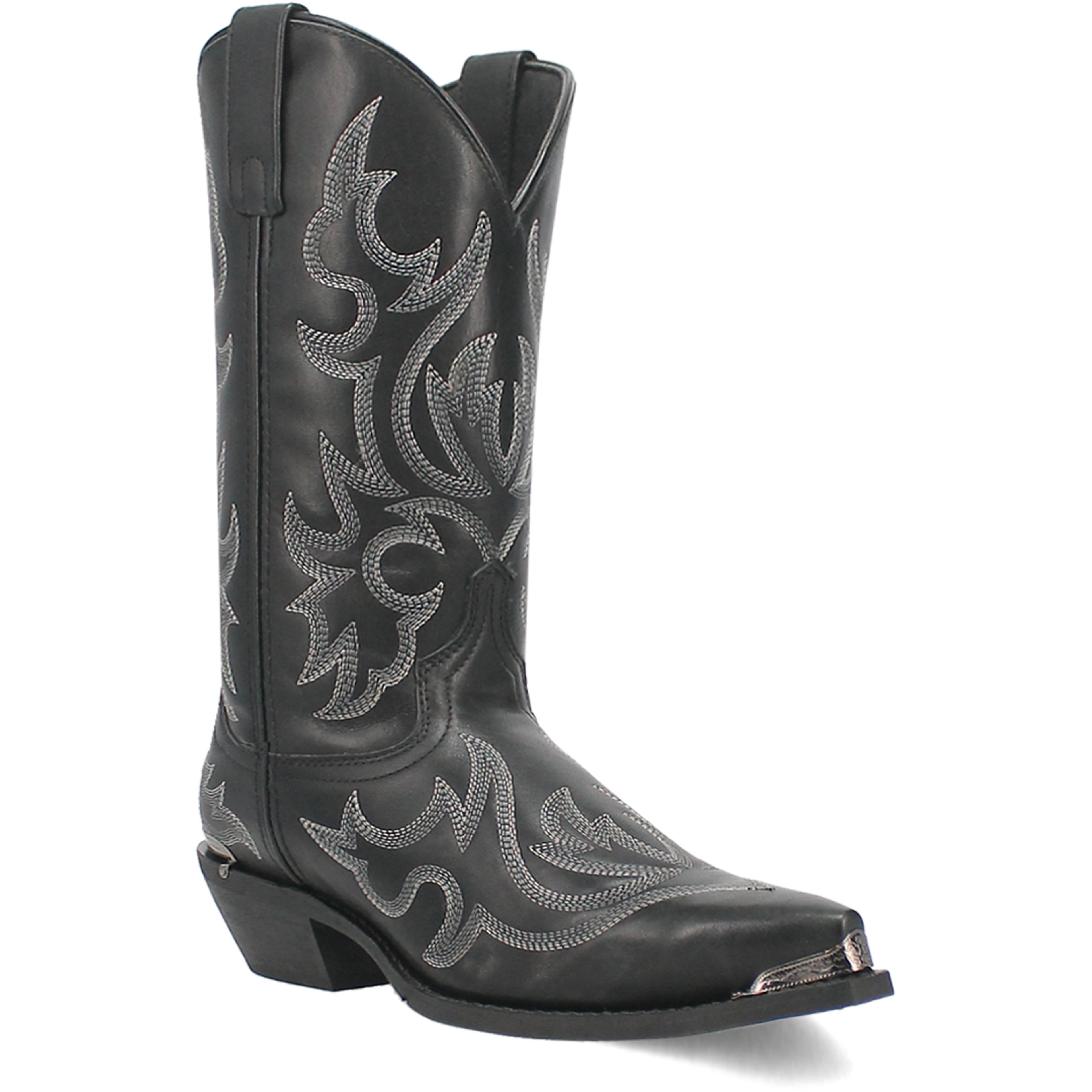 Laredo Mens Jameson Leather Boot - Black/black Western-68550