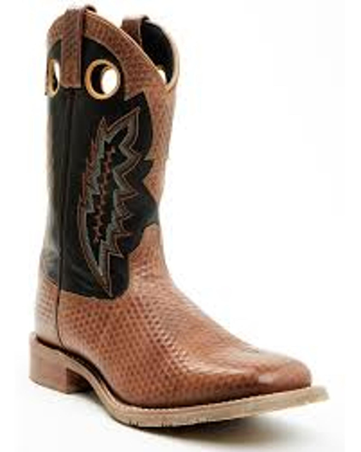 Laredo Mens Brown/black Elway Western Cowboy Boot-7930