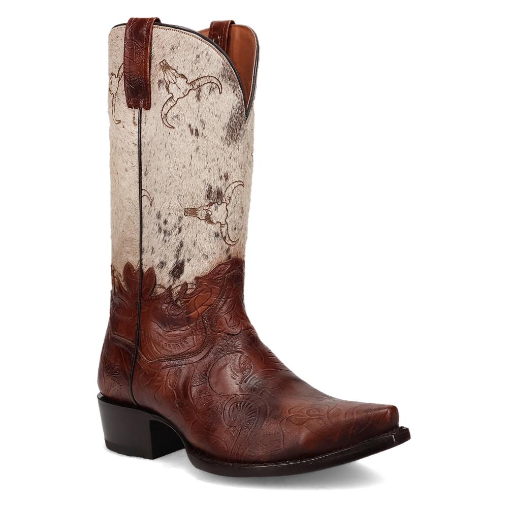 Dan Post Mens Rodeo Hair on Leather Boot - Brown/multi Western-DP80516