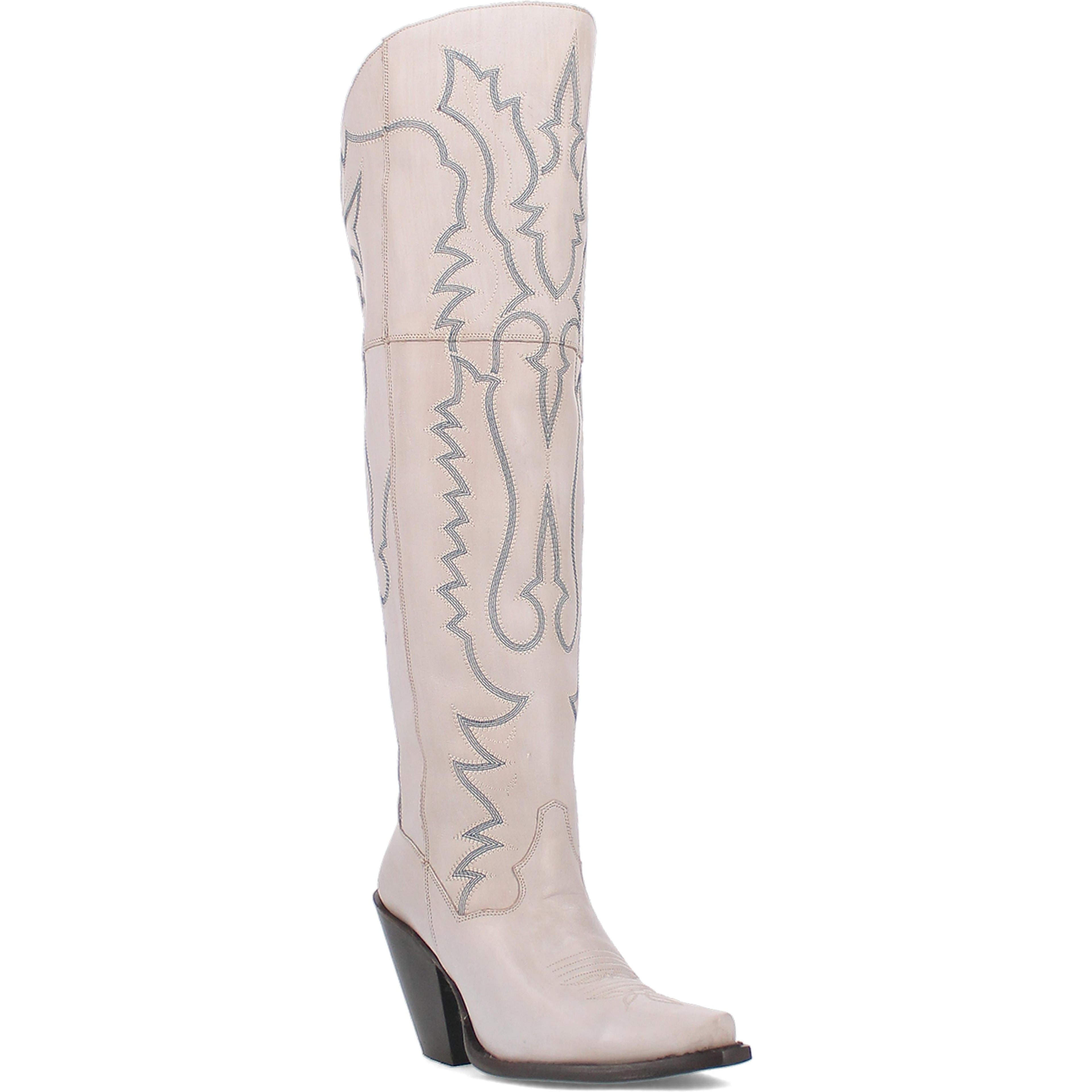 Dan Post Womens Loverly Leather Boot - White/white Western-DP4377
