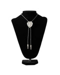 M&F Western Double S Bolo Tie Cross Shield