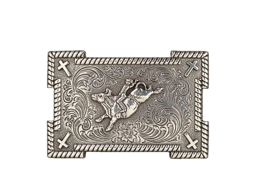 M&F Western Nocona Youth Rectangle Buckle Bullrider Cross