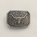 M&F Western Nocona Rectangle Smooth Edge Longhorn