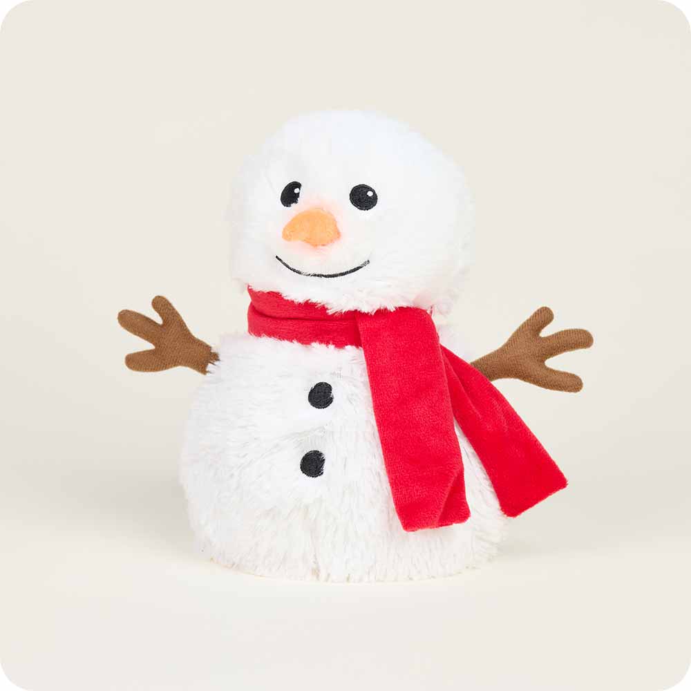 Warmies Red Scarf Snowman 13" Microwavable Plush view 5