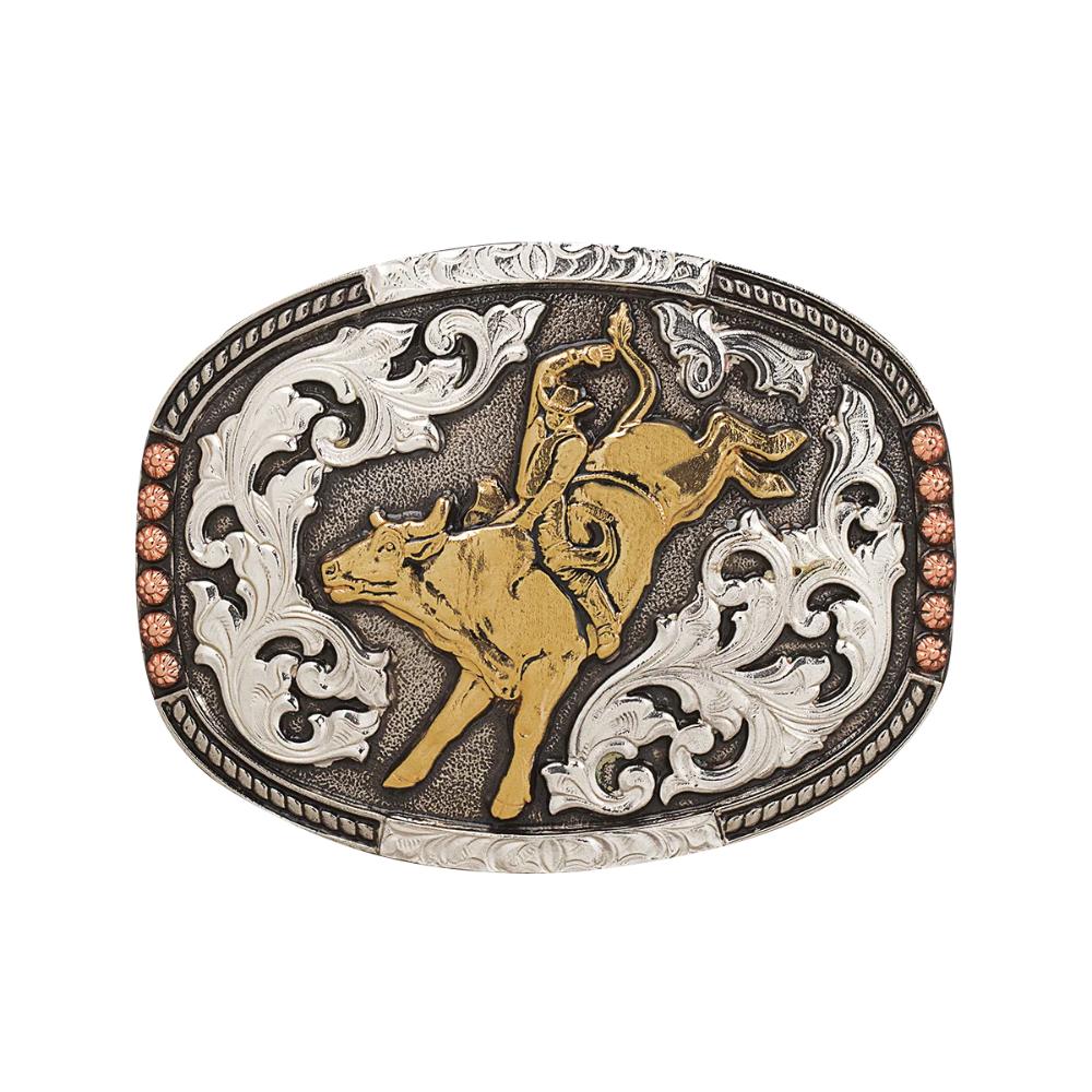 M&F Western Crumrine Oval Buckle Bullrider