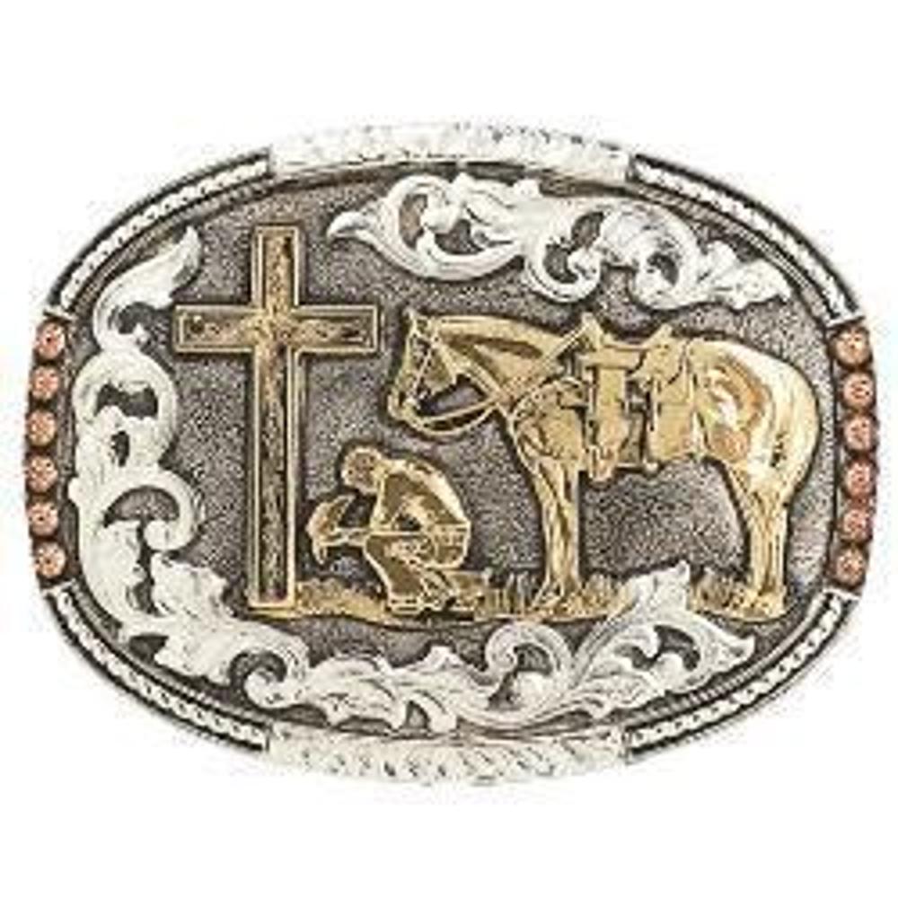 M&F Western Crumrine Event Buckle Prayer Buckle