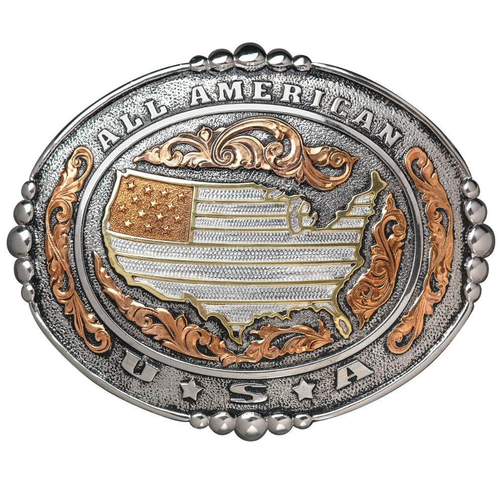 M&F Western Crumrine Buckle All American USA