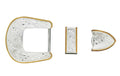 M and F Western Crumrine 3pc Classic Buckle Set 0825 - Mens