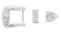 M and F Western Crumrine 3pc Classic Buckle Set 0828 - Mens