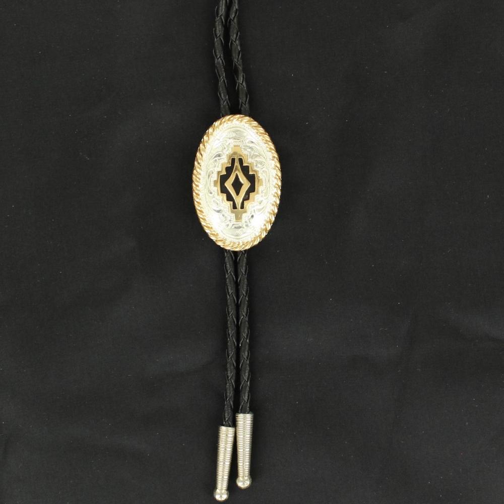 M&F Western Crumrine Adult Western Bolo Tie Aztec