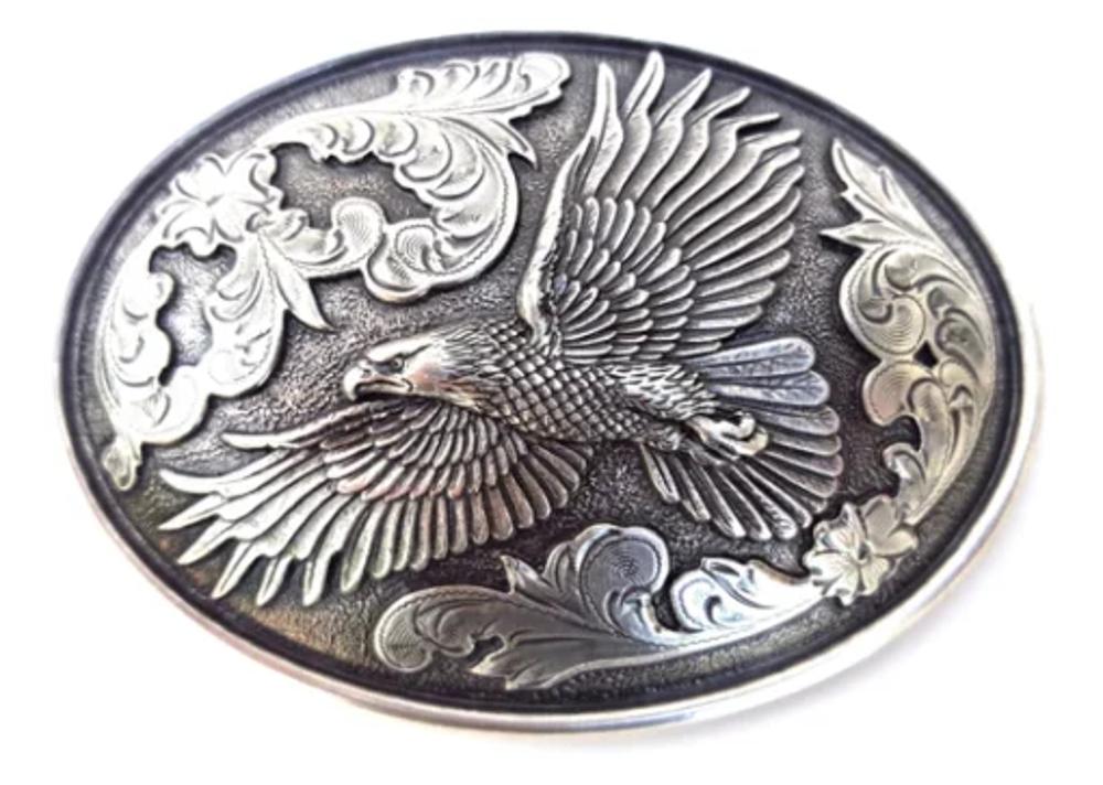 M&F Western Nocona Oval Eagle Buckle