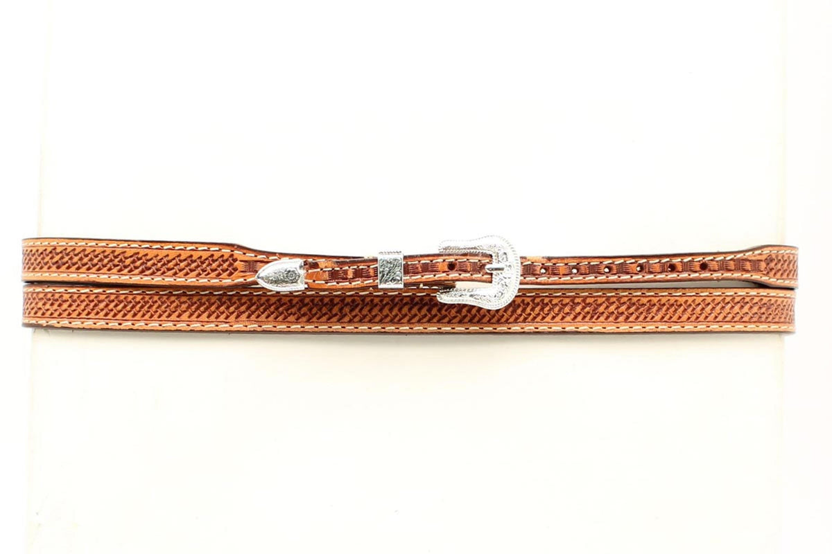 M and F Western 1/2 Genuine Leather Hatband