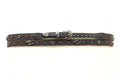 M and F Western 3/8 Genuine Leather Two Tone Hatband - Mens