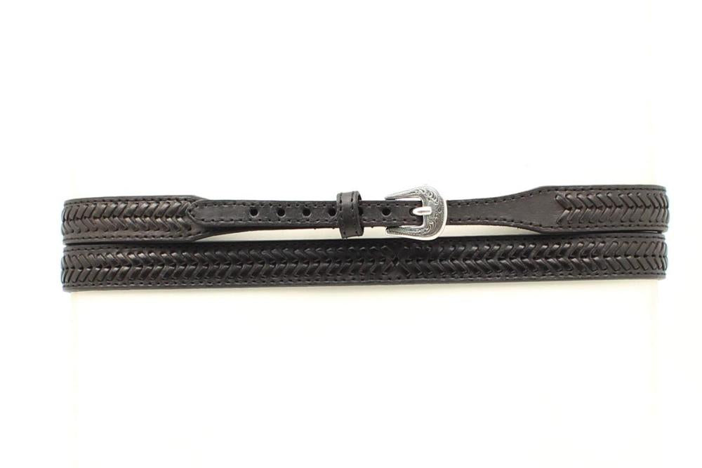 M&F Western 3/4 Genuine Leather Laced Hatband