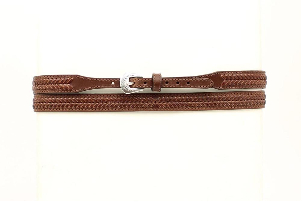 M&F Western 3/4 Genuine Leather Laced Hatband