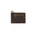 M&F Western Ariat Money Clip Wallet Bull Hide Brown