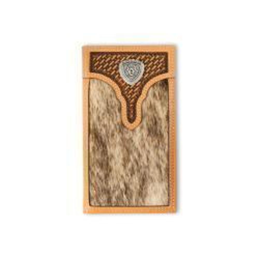 M&F Western Ariat Rodeo Calf Hair Basket Weave Natural