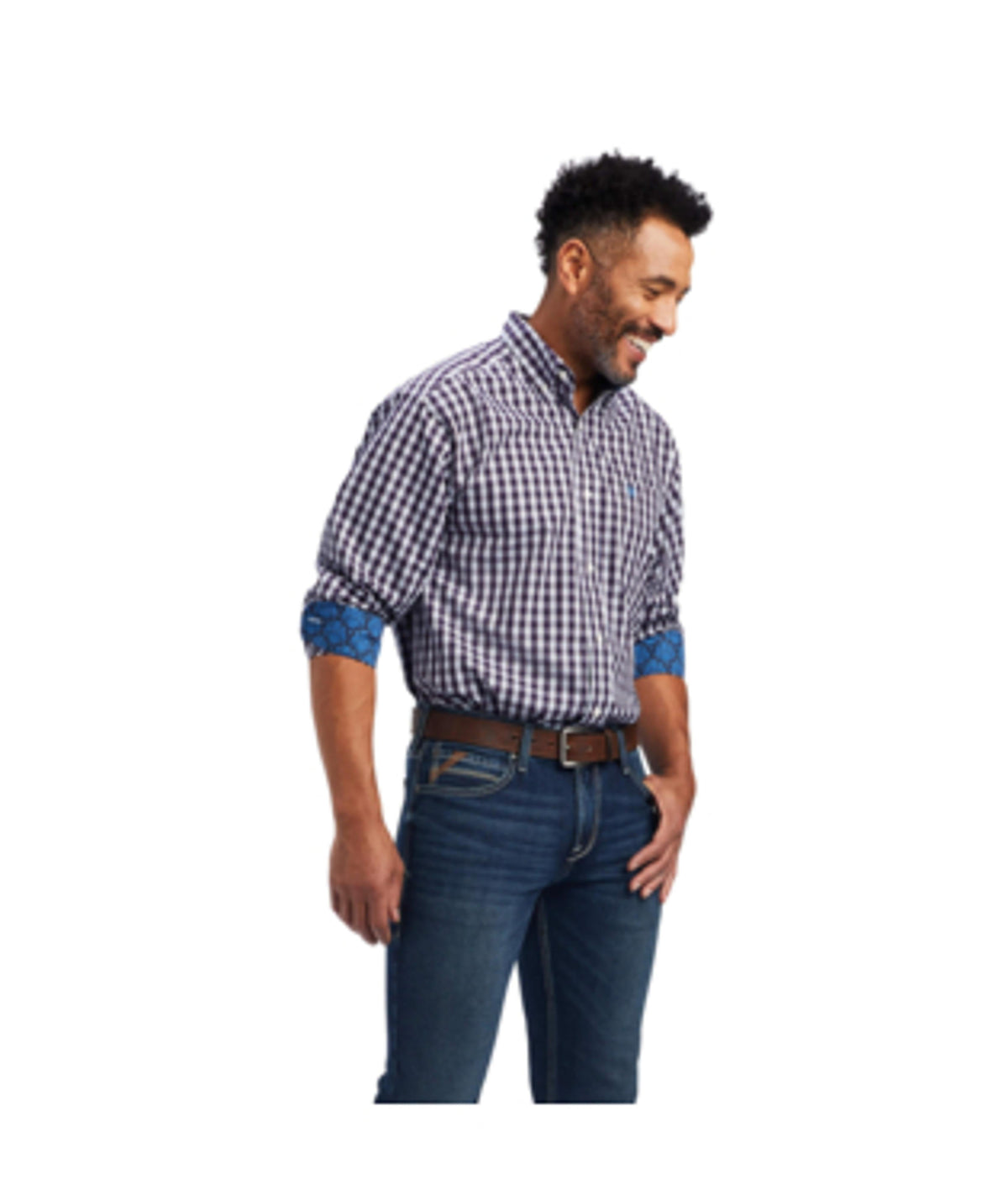 Ariat Mens Wrinkle Free Donny Classic Fit Shirt-10041752