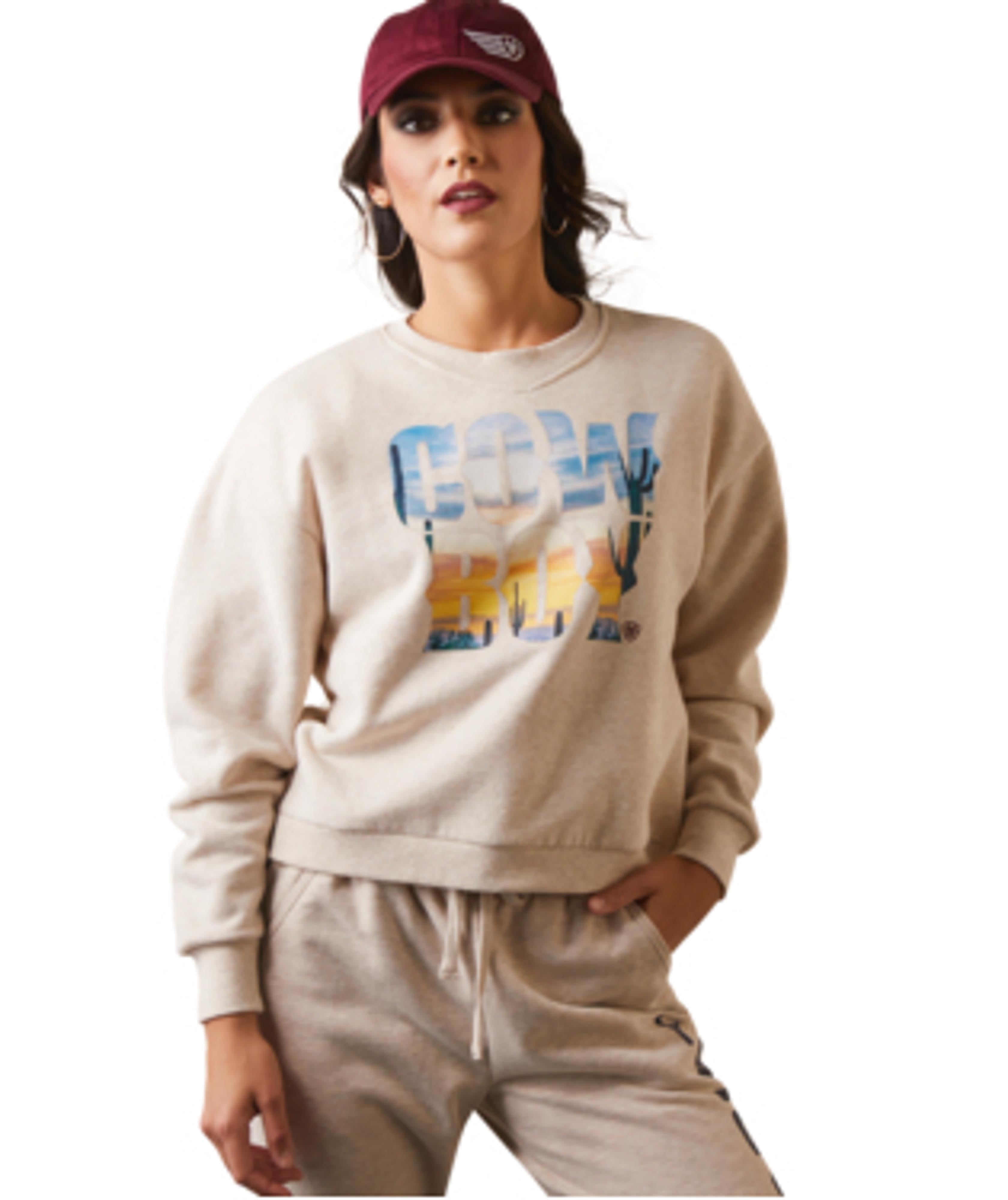 Ariat Womens Cowboy Crew Sweater-10043660