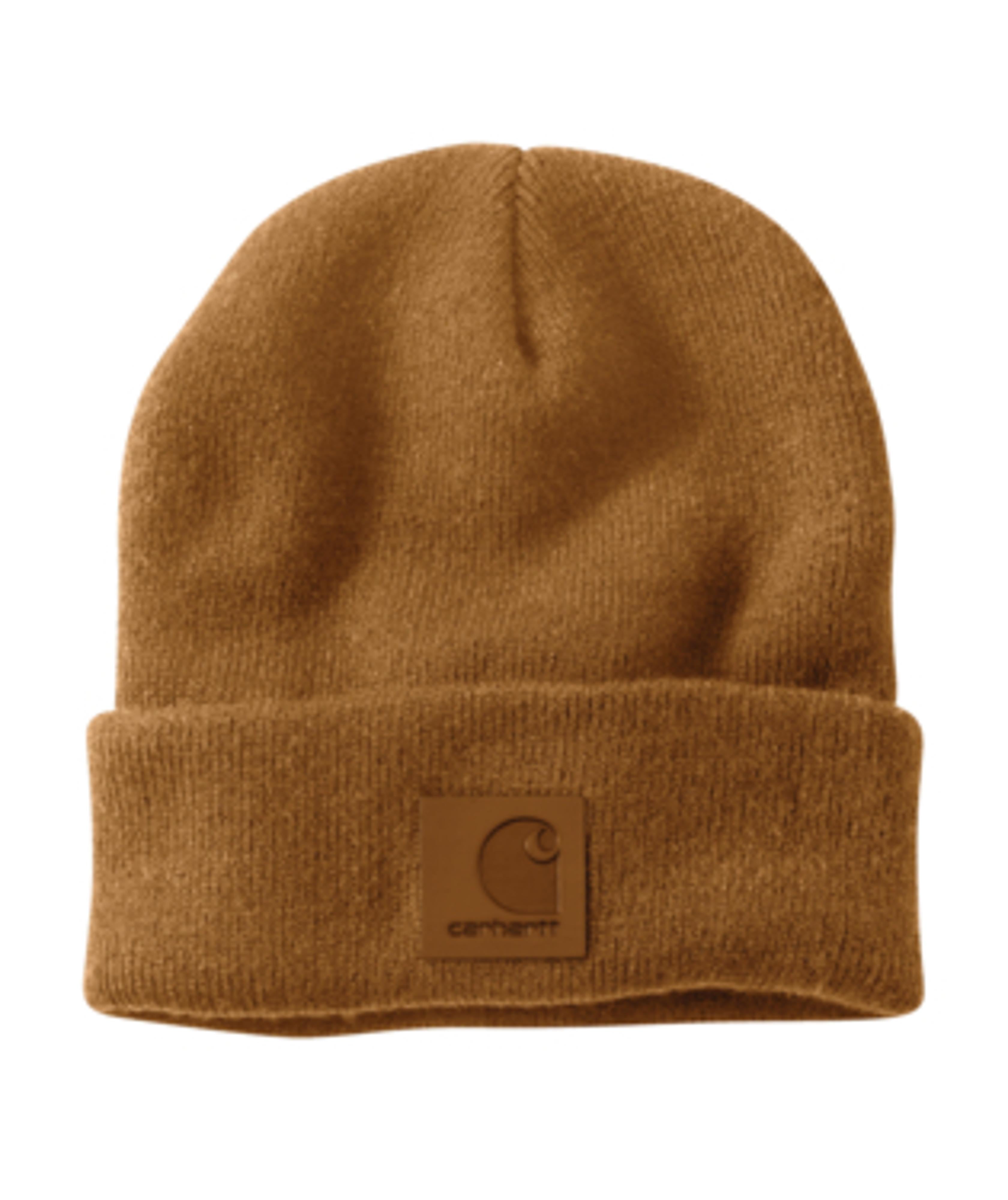 Carhartt Mens AH1070 Knit Cuffed Beanie Brown-101070-BRN