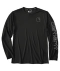 Carhartt Mens Black Sun Protector Long Sleeve Shirt-106164-N04