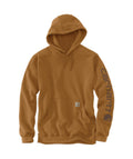 Carhartt Mens Relaxed Fit Midweight French Terry Graphic Sweatshirt-106253-BRN