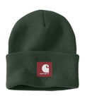 Carhartt Knit Pom-pom Cuffed Logo Beanie -n30-106920-GF8