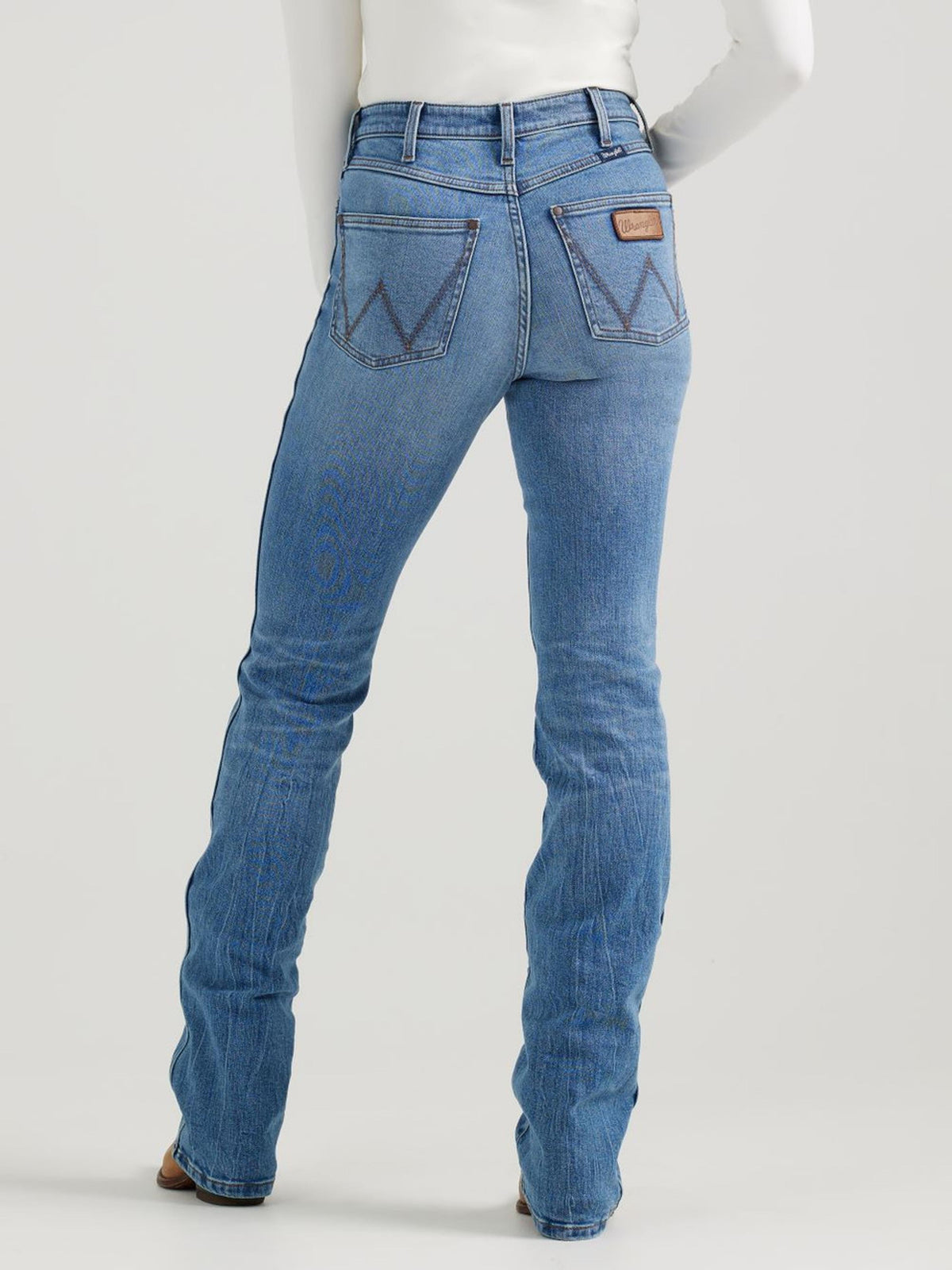 Wrangler Womens Retro High-Rise Boot Cut Kelly-112356680