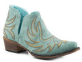 Roper Womens Ava Turquoise Ankle Boot-21-1567-1094BU